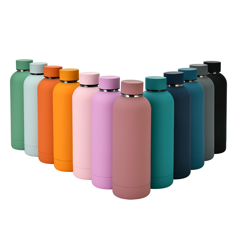 500ml double wall SS vacuum insulated water bottle