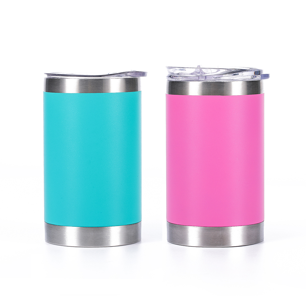 12oz Stainless Steel Insulated Tumbler Like Yeti Slim Can Cooler