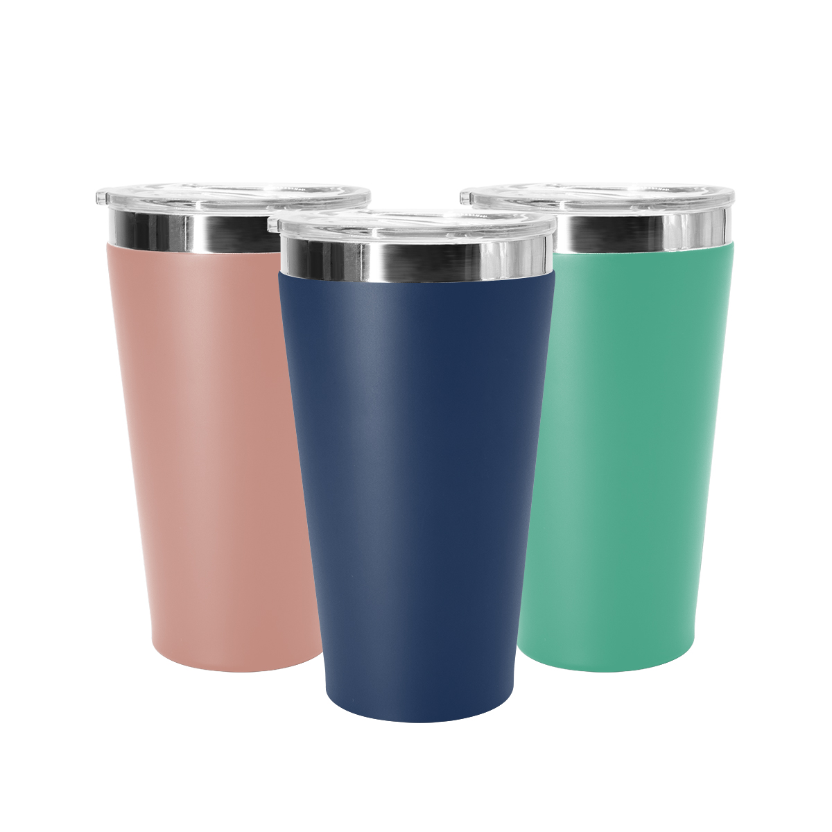 Vacuum coffee tumbler with spill proof lid