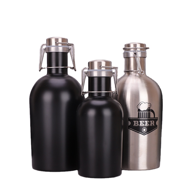 Stainless Steel Flip Top Beer Wine Growler