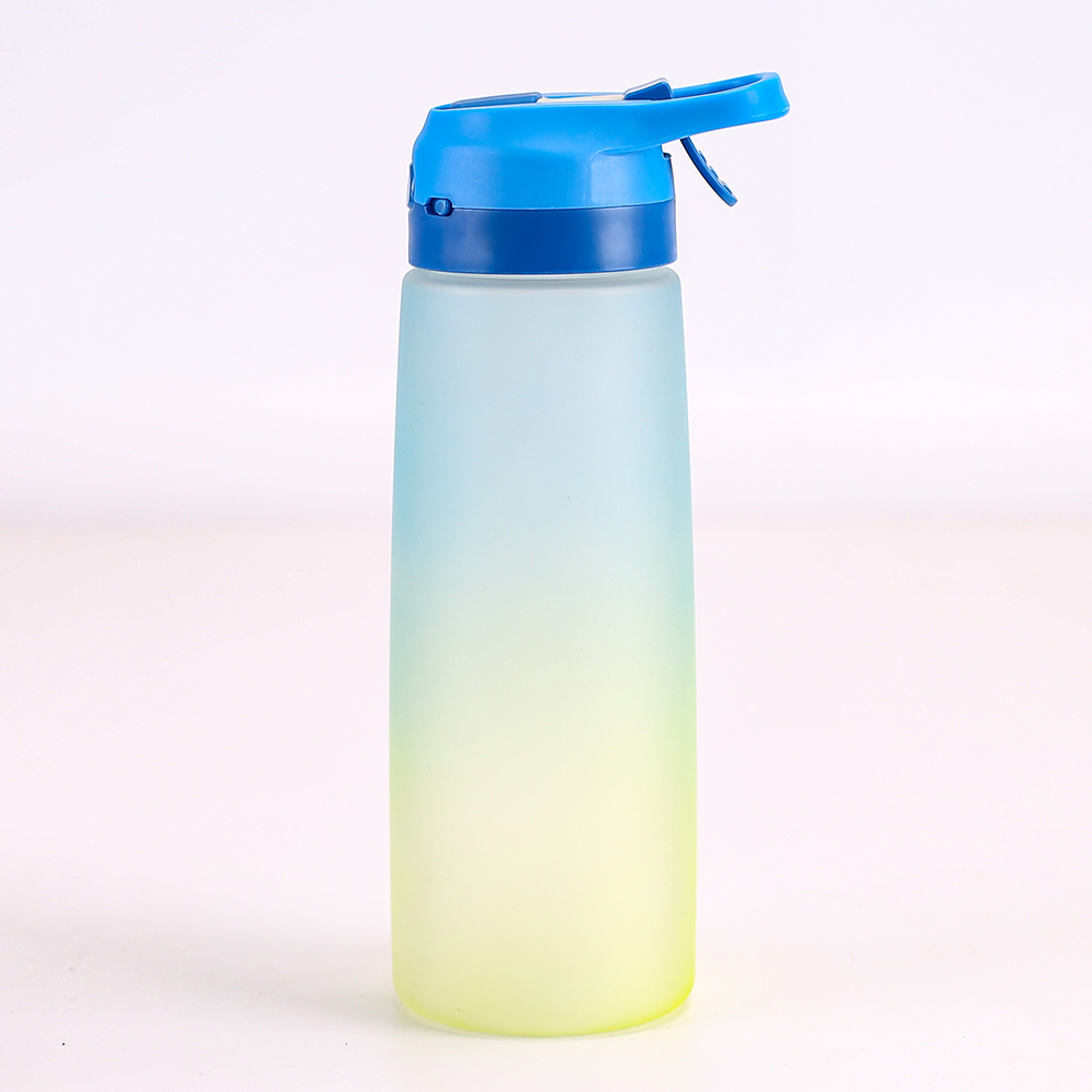 Bicycle sports frosted plastic water bottle