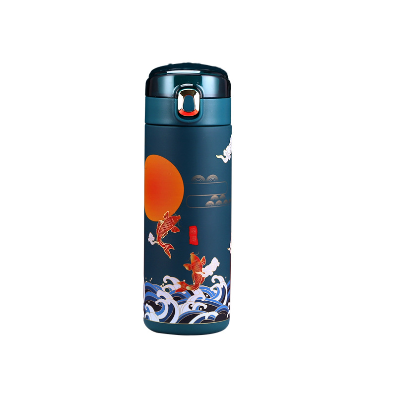 Chinese Style Stainless Steel  Water Bottle