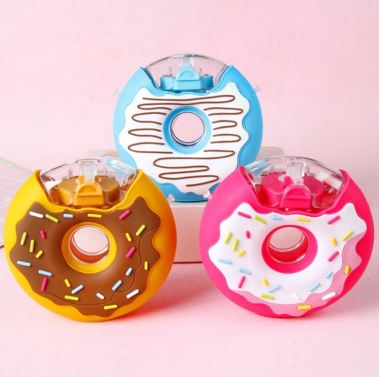 Cartoon Cute Donuts Kids Children Water Bottle with rope